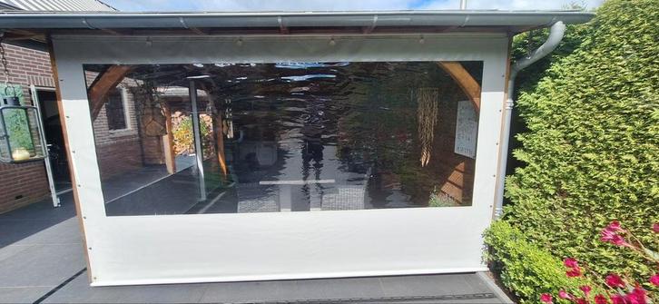Mooie Overkapping/veranda/serre zeilen, Doe-het-zelf en Verbouw, Zeil en Folie, Zo goed als nieuw, Zeil, 15 m² of meer, Ophalen