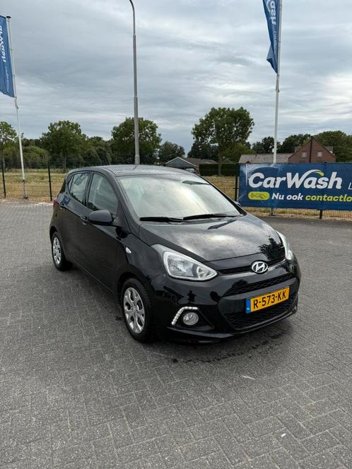 Hyundai i10 1.0i 66pk 2015 Zwart, Auto's, Hyundai, Particulier, i10, ABS, Airconditioning, Centrale vergrendeling, Cruise Control
