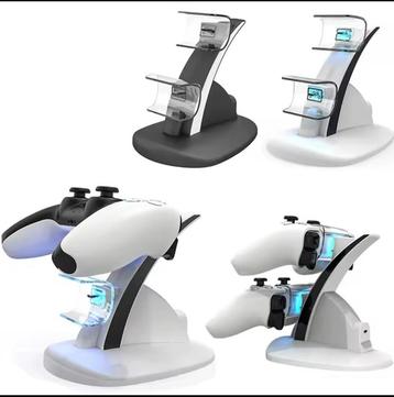 Dual Type-C Snellader Docking Station voor PS5 Controllers beschikbaar voor biedingen