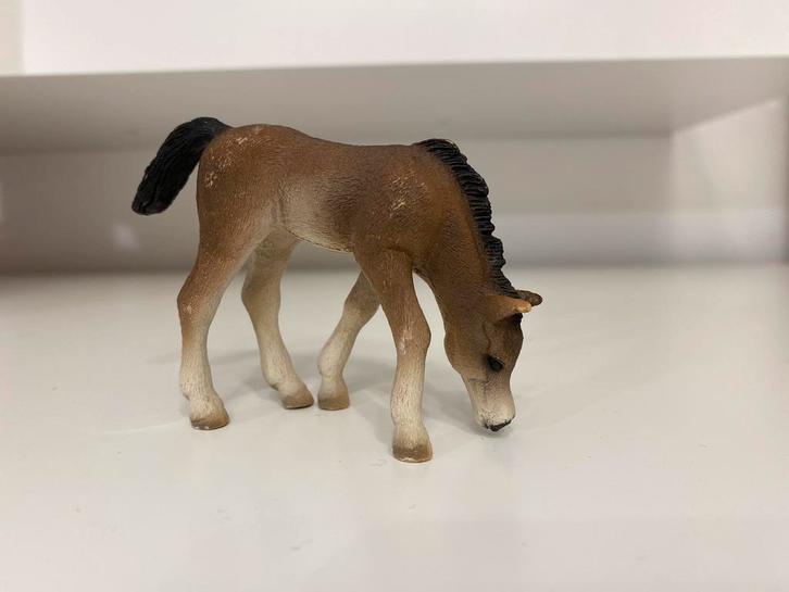 Schleich grazende arabier veulen 13652, Verzamelen, Dierenverzamelingen, Beeldje of Figuurtje, Paard, Ophalen of Verzenden