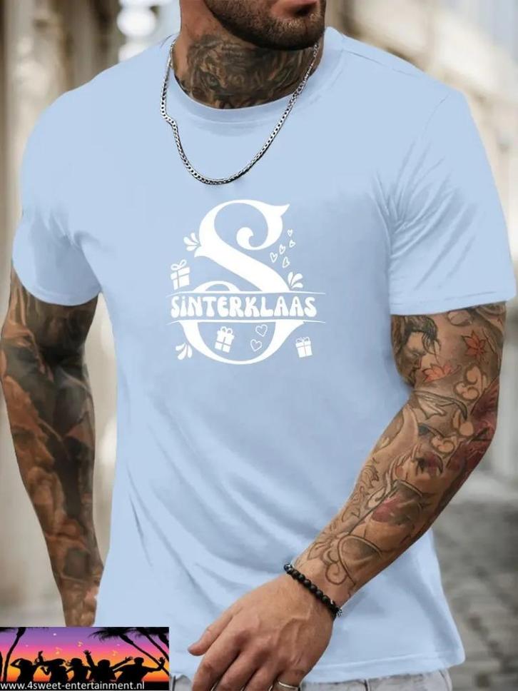 Sinterklaas T-shirts voor heren, Diversen, Sinterklaas, Nieuw, Verzenden
