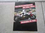 Yamaha FZ750 brochure folder, Ophalen of Verzenden, Yamaha