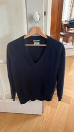 Woolrich trui wol dames donkerblauw made in Italy L, Blauw, Maat 42/44 (L), Ophalen of Verzenden, Zo goed als nieuw