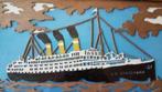 houten schilderij SS Statendam. Fantastisch gemaakt., Antiek en Kunst, Ophalen