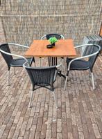 Bistro/ café tafel met gietijzeren poot, Ophalen, Gebruikt