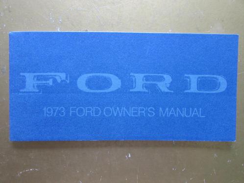 1973 FORD Full Size modellen Owner's Manual, Engels, Auto diversen, Handleidingen en Instructieboekjes, Ophalen of Verzenden