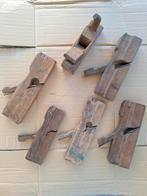 Oud handgereedschap, handschaaf, profielschaven 6 stuks, Antiek en Kunst, Ophalen
