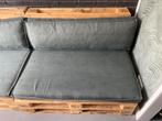 4x palletbanken met kussens (Dutch Tribes), Tuin en Terras, Tuinsets en Loungesets, Ophalen, Loungeset, Bank, Hout