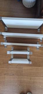 planken en  Granhult plankendragers van Ikea, Ophalen, 25 tot 50 mm, Zo goed als nieuw, Plank