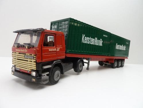 Scania 142-V8  ''  Kersten Hunik  ''  Tekno, Hobby en Vrije tijd, Modelauto's | 1:50, Zo goed als nieuw, Bus of Vrachtwagen, Tekno