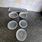 Albert Heijn cakeschaal,  petit fours en schaaltjes, Ophalen of Verzenden, Porselein, Overige stijlen, Schaal of Schalen