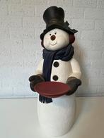 Sneeuwpop groot porselein 72cm, Ophalen of Verzenden, Nieuw, Fantasy