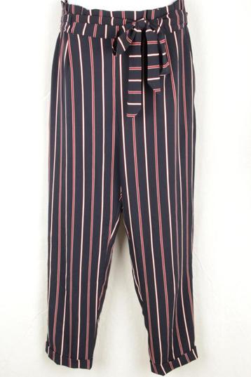 Aparte donkerblauwe broek, rode streep. Mt M Merk Pull&Bear beschikbaar voor biedingen