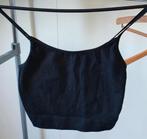 Zwarte Shein crop top - maat XS (34) - Nieuw, Kleding | Dames, Tops, Zwart, Nieuw, Ophalen of Verzenden, Zonder mouw