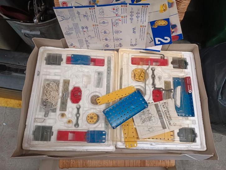 Meccano partij, Kinderen en Baby's, Speelgoed | Educatief en Creatief, Gebruikt, Bouwen, Ophalen