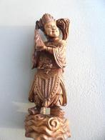 hout sculptuur oosters indonesie chinees, Ophalen of Verzenden