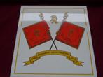Regiment Genietroepen 1748-1973 tegel herdenking, Verzamelen, Ophalen of Verzenden, Landmacht, Nederland, Embleem of Badge