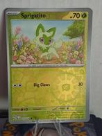 PAL 013/193 Sprigatito reverse holo, Ophalen of Verzenden, Zo goed als nieuw, Losse kaart