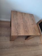 Mooie houten bijzettafel, Ophalen of Verzenden, Rond, Minder dan 55 cm, 45 tot 60 cm