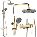 Doucheset Glans Goud inclusief Douchekraan Rea Rebel, Ophalen, Info@dealplein.nl, Dealplein, Douche