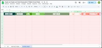Star Stable Online Paarden Document Overzicht beschikbaar voor biedingen