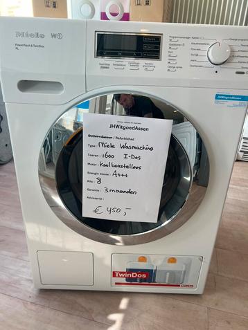 Miele I-Dos wasmachine 1600 toeren 8kg. Garantie en bezorgd. beschikbaar voor biedingen