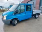 Ford Transit 300M 2.2 TDCI Dubbel Cabine Open laadbak UNIEK, Auto's, Bestelauto's, Voorwielaandrijving, 86 pk, Gebruikt, 4 cilinders