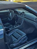 Audi A4 2.4 V6 125KW Cabrio 2002 Zwart, Auto's, Voorwielaandrijving, Cabriolet, 4 stoelen, A4