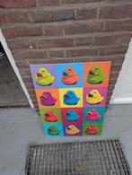 Duck schilderij Andy Warhol stijl, Huis en Inrichting, Woonaccessoires | Schilderijen, Tekeningen en Foto's, Ophalen, Gebruikt