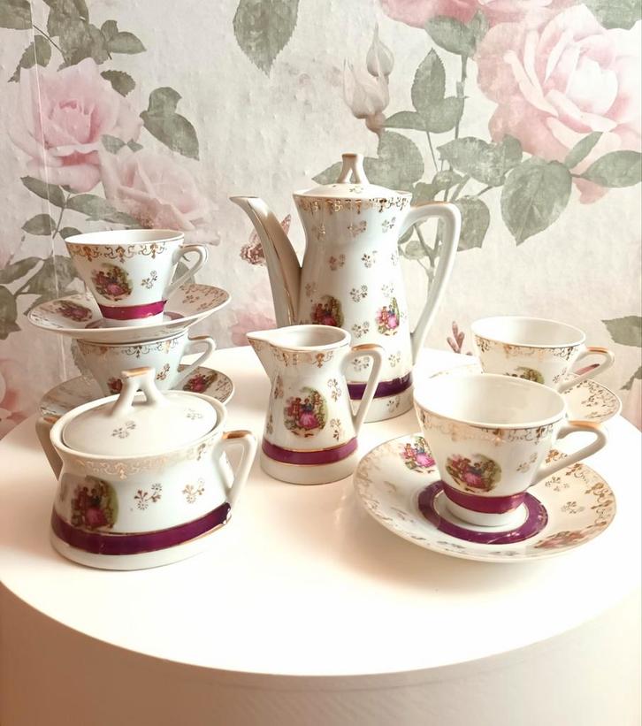 Nostalgisch kinderservies 12-delig, Antiek en Kunst, Antiek | Servies compleet, Verzenden