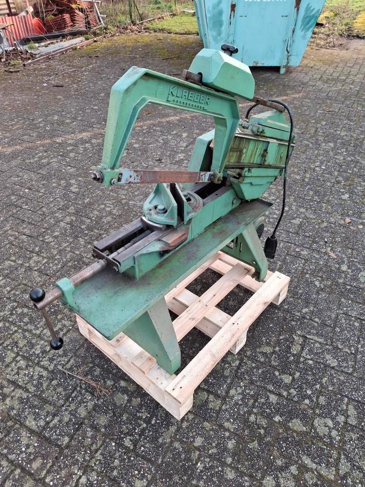 Klaeger Beugelzaag - Metaalzaagmachine, Doe-het-zelf en Verbouw, Gereedschap | Zaagmachines, Gebruikt, Lintzaag, 1200 watt of meer