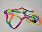 # waldhausen pony halster met riem regenboogkleuren, Ophalen of Verzenden, Gebruikt, Overige soorten