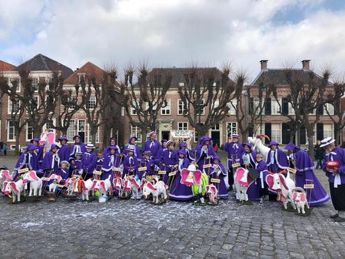 Carnaval herderpak herderinnen loopgroep, Kleding | Dames, Carnavalskleding en Feestkleding, Zo goed als nieuw, Maat 46/48 (XL) of groter