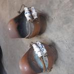 2x koperen kolenbak, Ophalen