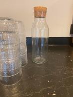 Glazen waterkan / karaf + glazen, Verzamelen, Glas en Borrelglaasjes, Ophalen of Verzenden, Zo goed als nieuw