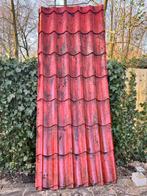 Rode Dakpanplaten - Gebruikt, Doe-het-zelf en Verbouw, Dakpannen en Dakbedekking, Gebruikt, 15 m² of meer, Metaal, Rood