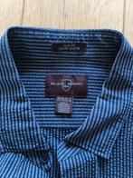 Overhemd korte mouw zwart grijs gestreept - maat XXL, Kleding | Heren, Overhemden, Zwart, Ophalen of Verzenden, Zo goed als nieuw