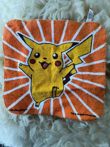 Pokémon mini handdoek van Pikachu 26x26 beschikbaar voor biedingen