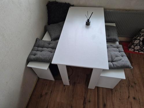 Kleine eethoek, Huis en Inrichting, Complete eetkamers, Gebruikt, Minder dan 4 stoelen, Ophalen