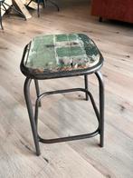 Vintage Krukje Metaal & Hout, Ophalen, Gebruikt, Hout