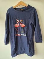 Foute kerst trui/jurk/tuniek meisje flamingo's maat 104/110, Ophalen of Verzenden, Gebruikt, Meisje, Jurk of Rok