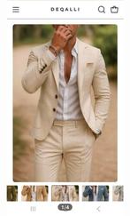 Johannes Stijlvol linnen heren pak, 2 maten, Kleding | Heren, Kostuums en Colberts, Ophalen of Verzenden, Nieuw, Overige maten