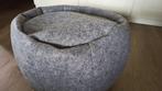 Relaxe Woood poef grijs € 27,50  VERLOPEN   	  106   0, Minder dan 50 cm, Rond, Minder dan 50 cm, Ophalen of Verzenden