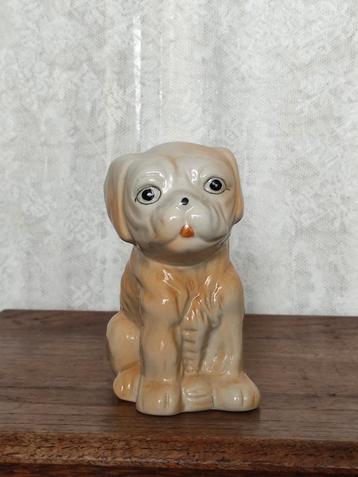 Vintage bloempotje plantenpotje hondje jaren 70 beschikbaar voor biedingen