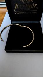 Massief 14 karaat gouden bangle zie bon laatste foto, Sieraden, Tassen en Uiterlijk, Armbanden, Ophalen of Verzenden, Nieuw, Goud