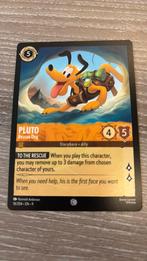 Disney Lorcana Pluto rescue dog 16-204 9FAB nonfoil, Ophalen of Verzenden, Zo goed als nieuw, Losse kaart