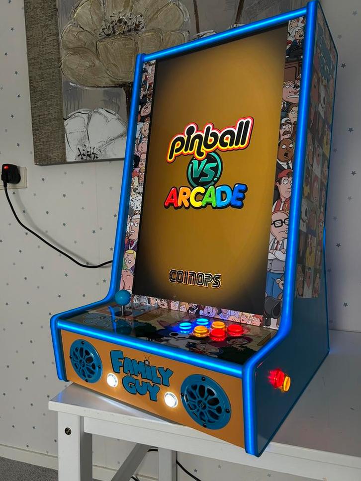 Unieke digitale flipperkast Arcade kast combi, Verzamelen, Automaten | Overige, Zo goed als nieuw, Ophalen