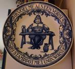 Reclame Delfts blauw bord van Unox, Antiek en Kunst, Ophalen of Verzenden