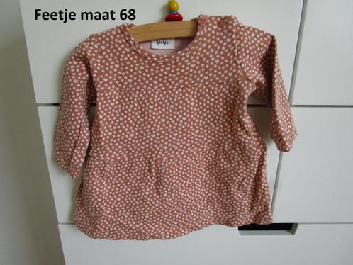 Feetje maat 68 - schattig jurkje met all over print, Kinderen en Baby's, Babykleding | Maat 68, Zo goed als nieuw, Meisje, Jurkje of Rokje
