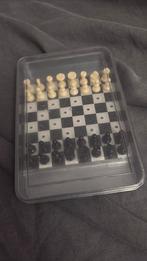 Mini schaakbord, Ophalen of Verzenden, Minder dan 500 stukjes, Gebruikt, Schaken